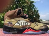 Wholesale Cheap Air Jordan 5 Retro Shoes Army Green/red-black