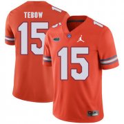 Wholesale Cheap Florida Gators 15 Tim Tebow Orange College Football Jersey