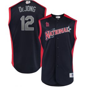 Wholesale Cheap Cardinals #12 Paul DeJong Navy 2019 All-Star National League Stitched MLB Jersey