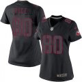 Wholesale Cheap Nike 49ers #80 Jerry Rice Black Impact Women's Stitched NFL Limited Jersey