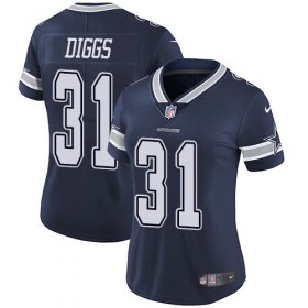 Wholesale Cheap Nike Cowboys #31 Trevon Diggs Navy Blue Team Color Women\'s Stitched NFL Vapor Untouchable Limited Jersey