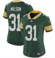 Cheap Women's Green Bay Packers #31 Emanuel Wilson Green Vapor Untouchable Limited Football Stitched Jersey(Run Small)