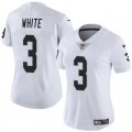 Cheap Women's Las Vegas Raiders #3 Zamir White White Vapor Stitched Jersey(Run Small)