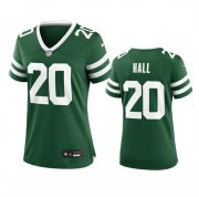 Cheap Women's New York Jets #20 Breece Hall Green 2024 Football Stitched Jersey(Run Small)