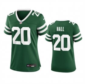 Cheap Women\'s New York Jets #20 Breece Hall Green 2024 Football Stitched Jersey(Run Small)