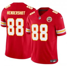 Men\'s Kansas City Chiefs #88 Peyton Hendershot Red 2024 F.U.S.E Vapor Untouchable Limited Stitched Football Jersey