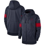 Wholesale Cheap Houston Texans Nike Sideline Performance Full-Zip Hoodie Navy