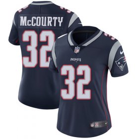 Wholesale Cheap Nike Patriots #32 Devin McCourty Navy Blue Team Color Women\'s Stitched NFL Vapor Untouchable Limited Jersey