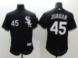 Wholesale Cheap White Sox #45 Michael Jordan Black Flexbase Authentic Collection Stitched MLB Jersey