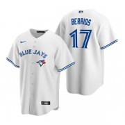 Cheap Mens Toronto Blue Jays #17 Jose Berrios Nike White Home Cool Base Jersey