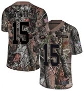 Wholesale Cheap Nike Packers #15 Bart Starr Camo Youth Stitched NFL Limited Rush Realtree Jersey