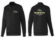 Wholesale Cheap NFL Baltimore Ravens Victory Jacket Black_1