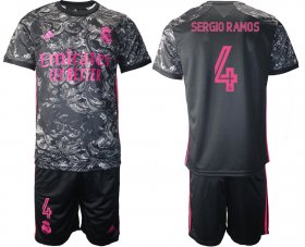 Wholesale Cheap 2021 Men Real Madrid away 4 soccer jerseys