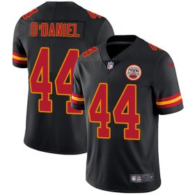 Wholesale Cheap Nike Chiefs #44 Dorian O\'Daniel Black Men\'s Stitched NFL Limited Rush Jersey