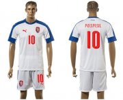 Wholesale Cheap Czech #10 Pospisil Away Soccer Country Jersey