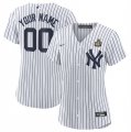 Cheap Women's New York Yankees Active Player Custom White 2024 World Series Cool Base Stitched Baseball Jersey(Run Small)