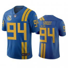 Wholesale Cheap Jacksonville Jaguars #94 Dawuane Smoot Royal Vapor Limited City Edition NFL Jersey