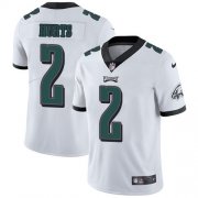 Wholesale Cheap Nike Eagles #2 Jalen Hurts White Men's Stitched NFL Vapor Untouchable Limited Jersey