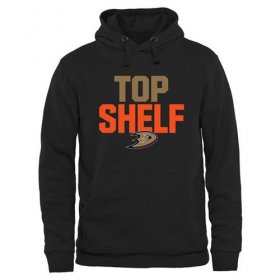 Wholesale Cheap Anaheim Ducks Top Shelf Pullover Hoodie Black