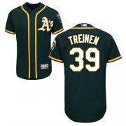 Wholesale Cheap Athletics #39 Blake Treinen Green Flexbase Authentic Collection Stitched MLB Jersey