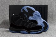 Wholesale Cheap Air Jordan 11 Retro Cap And Gown Black/Blue