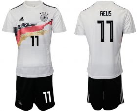 Wholesale Cheap Germany #11 Reus White Home Soccer Country Jersey