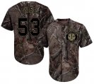 Wholesale Cheap Astros #53 Ken Giles Camo Realtree Collection Cool Base Stitched MLB Jersey