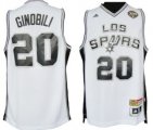 Wholesale Cheap San Antonio Spurs #20 Manu Ginobili Latin Nights Revolution 30 Swingman White Jersey