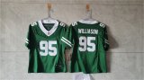 Cheap Women's New York Jets #95 Quinnen Williams Green F.U.S.E. Vapor Stitched Jersey(Run Small)