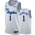 Wholesale Cheap Nike Lakers #1 Kentavious Caldwell-Pope White 2019-20 Hardwood Classic Edition Stitched NBA Jersey