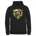 Wholesale Cheap Men's Chicago Bears Pro Line Black Gold Collection Pullover Hoodie