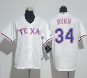 Wholesale Cheap Rangers #34 Nolan Ryan White Cool Base Stitched Youth MLB Jersey