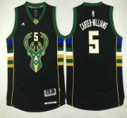 Wholesale Cheap Milwaukee Bucks #5 Michael Carter-Williams Revolution 30 Swingman 2015-16 Black Jersey