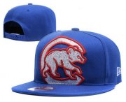 Wholesale Cheap MLB Chicago Cubs Snapback Ajustable Cap Hat YD 1