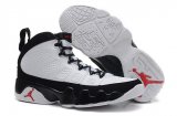 Wholesale Cheap Womens Air Jordan 9 Retro Shoes White/black-red