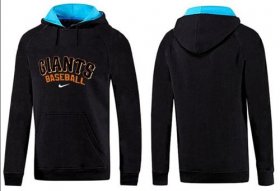 Wholesale Cheap San Francisco Giants Pullover Hoodie Black & Blue