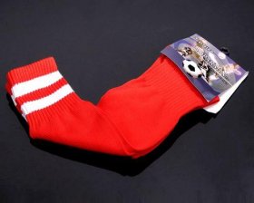 Wholesale Cheap Soccer Football Sock Red