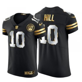 Wholesale Cheap Kansas City Chiefs #10 Tyreek Hill Men\'s Nike Black Edition Vapor Untouchable Elite NFL Jersey