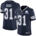 Wholesale Cheap Nike Cowboys #31 Trevon Diggs Navy Blue Team Color Men's Stitched With Established In 1960 Patch NFL Vapor Untouchable Limited Jersey