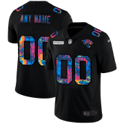 Wholesale Cheap Jacksonville Jaguars Custom Men's Nike Multi-Color Black 2020 NFL Crucial Catch Vapor Untouchable Limited Jersey