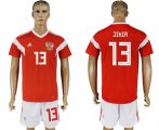 Wholesale Cheap Russia #13 Jikia Home Soccer Country Jersey