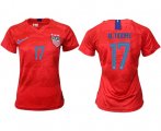 Wholesale Cheap Women's USA #17 Altidore Away Soccer Country Jersey