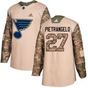 Wholesale Cheap Adidas Blues #27 Alex Pietrangelo Camo Authentic 2017 Veterans Day Stitched NHL Jersey