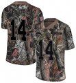 Wholesale Cheap Nike Chargers #14 Dan Fouts Camo Men's Stitched NFL Limited Rush Realtree Jersey