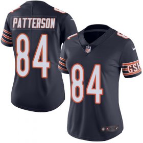 Wholesale Cheap Nike Bears #84 Cordarrelle Patterson Navy Blue Team Color Women\'s Stitched NFL Vapor Untouchable Limited Jersey