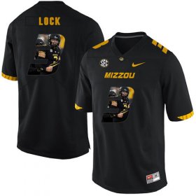 Wholesale Cheap Missouri Tigers 3 Drew Lock Black Nike Fashion College Football Jersey