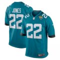 Cheap Men's Jacksonville Jaguars #22 Jarrian Jones Teal Team Game Nike Jerseys