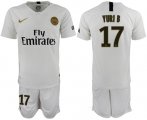 Wholesale Cheap Paris Saint-Germain #17 Yuri B Away Soccer Club Jersey