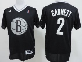 Wholesale Cheap Brooklyn Nets #2 Kevin Garnett Revolution 30 Swingman 2013 Christmas Day Black Jersey