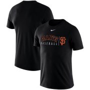 Wholesale Cheap San Francisco Giants Nike MLB Practice T-Shirt Black